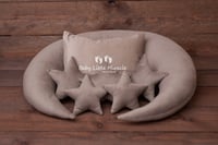 Moon + 5 stars beige