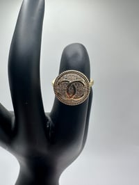 Image 2 of Gold Circle Chanel Ring