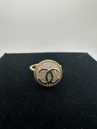 Image 3 of Gold Circle Chanel Ring