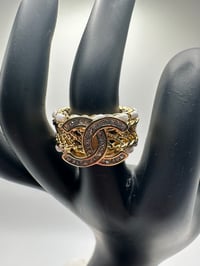 Image 3 of Coco Chanel Gold Ring (White)