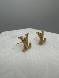 Image 3 of Louis Vuitton Gold Studs