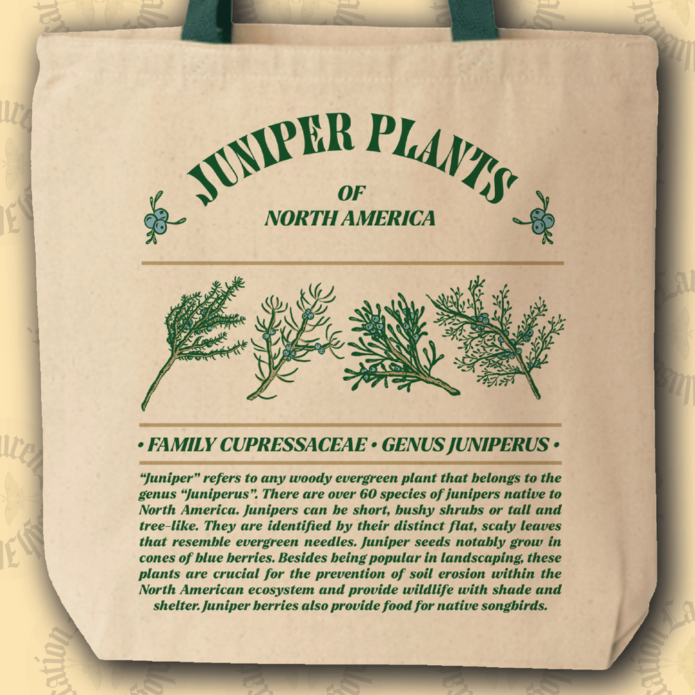 Juniper Plants Tote Bag