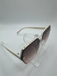 Image 2 of Chanel White Sunglasses 