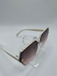 Image 4 of Chanel White Sunglasses 