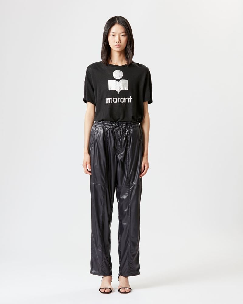 Image of ISABEL MARANT ÉTOILE BRINA FAUX LEATHER PANTS