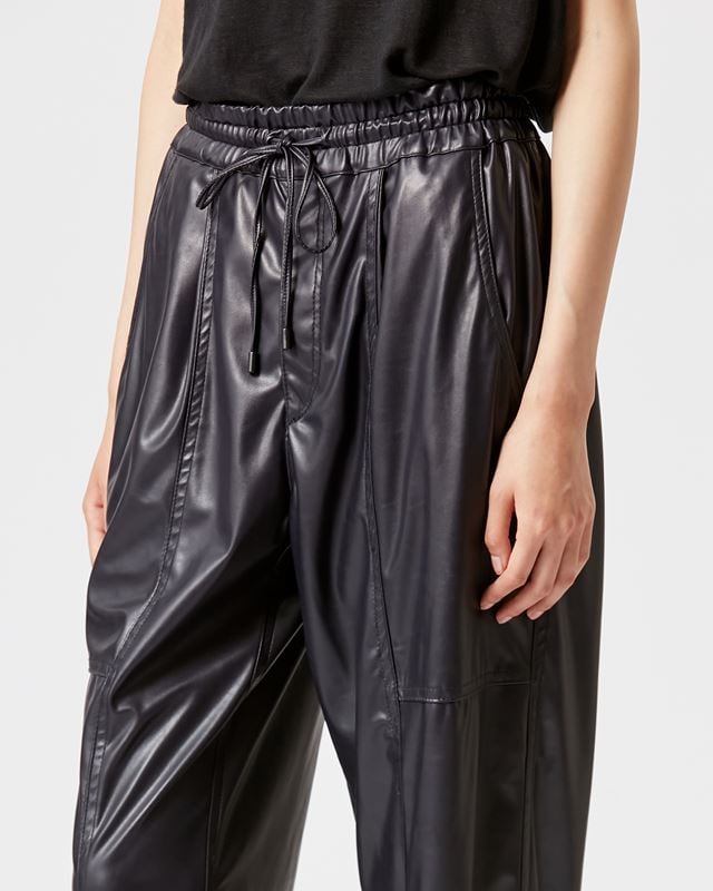 Image of ISABEL MARANT ÉTOILE BRINA FAUX LEATHER PANTS