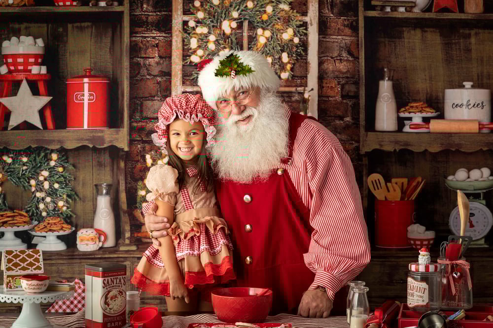 Image of Nov. 8th Brick Kitchen Cookies with Santa