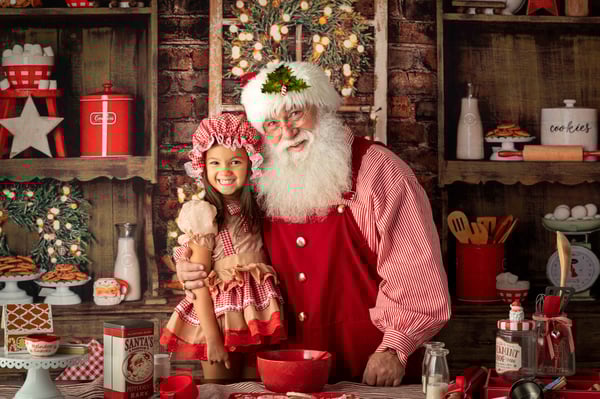 Image of Nov. 8th Brick Kitchen Cookies with Santa 