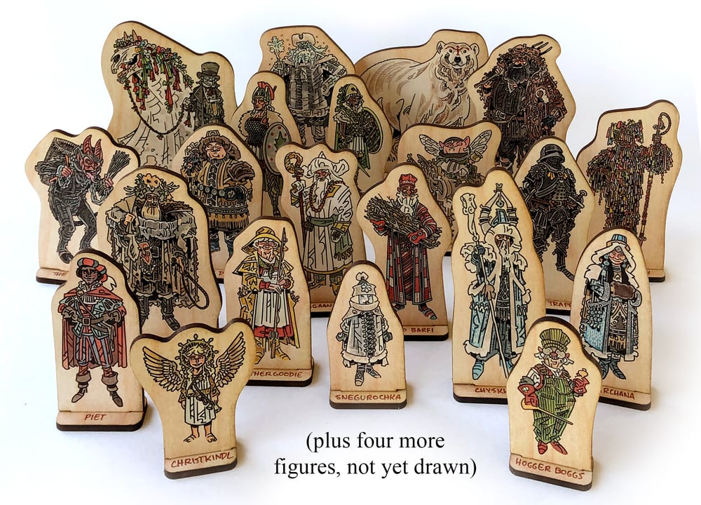 Image of Companions of Christmas 25-figure Advent Set