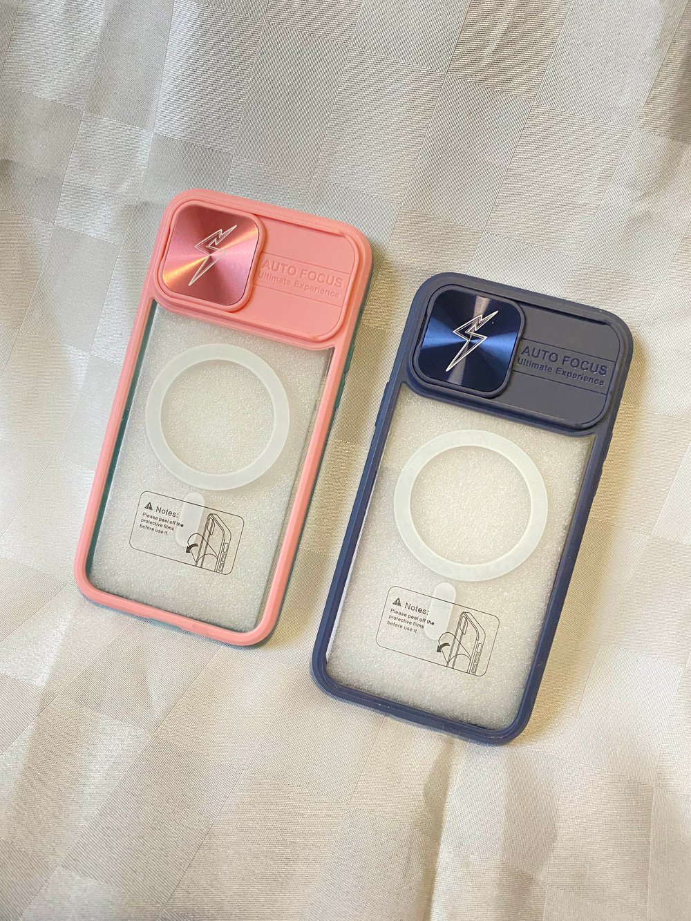 Image of iPhone 13 Pro Max case w/laser engraved camera cover