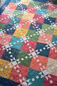 Image 4 of Sashiko Stars PDF pattern