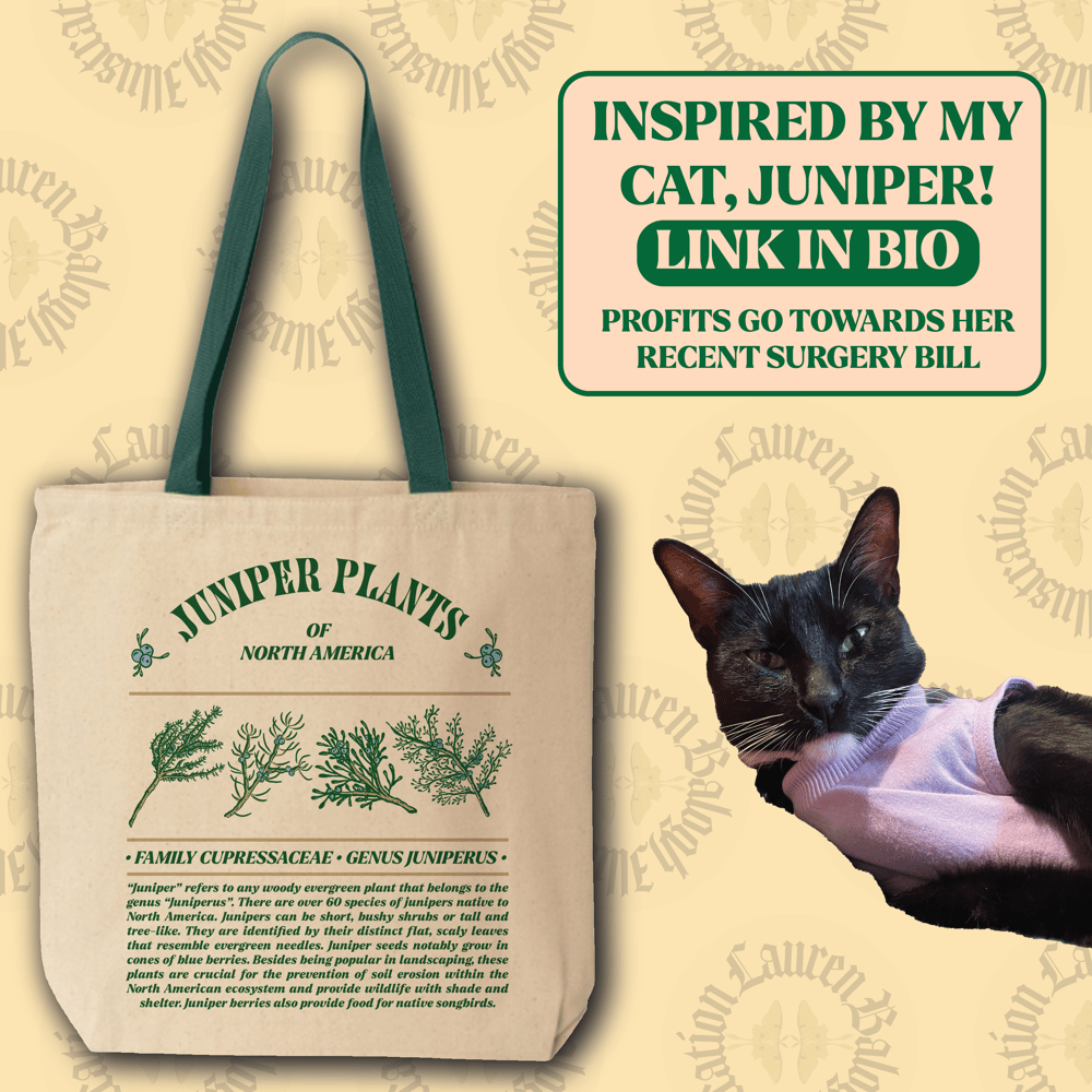 Juniper Plants Tote Bag