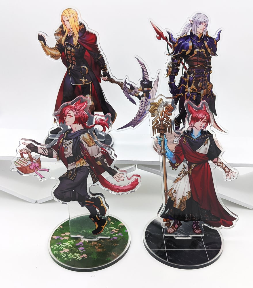 Image of Pre-order FFXIV character standees