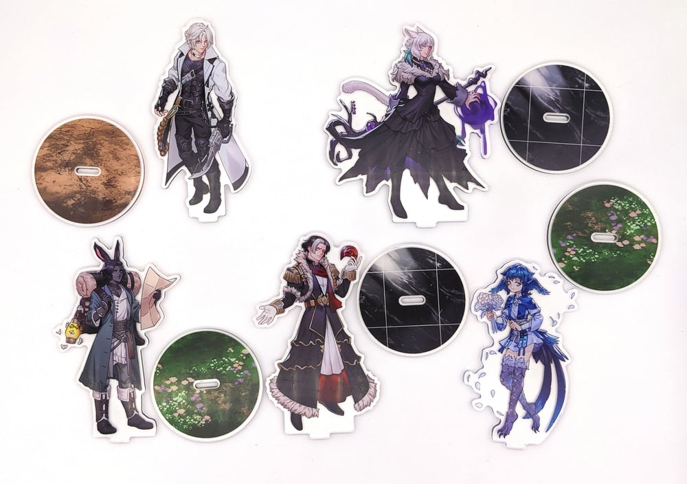 Image of Pre-order FFXIV character standees