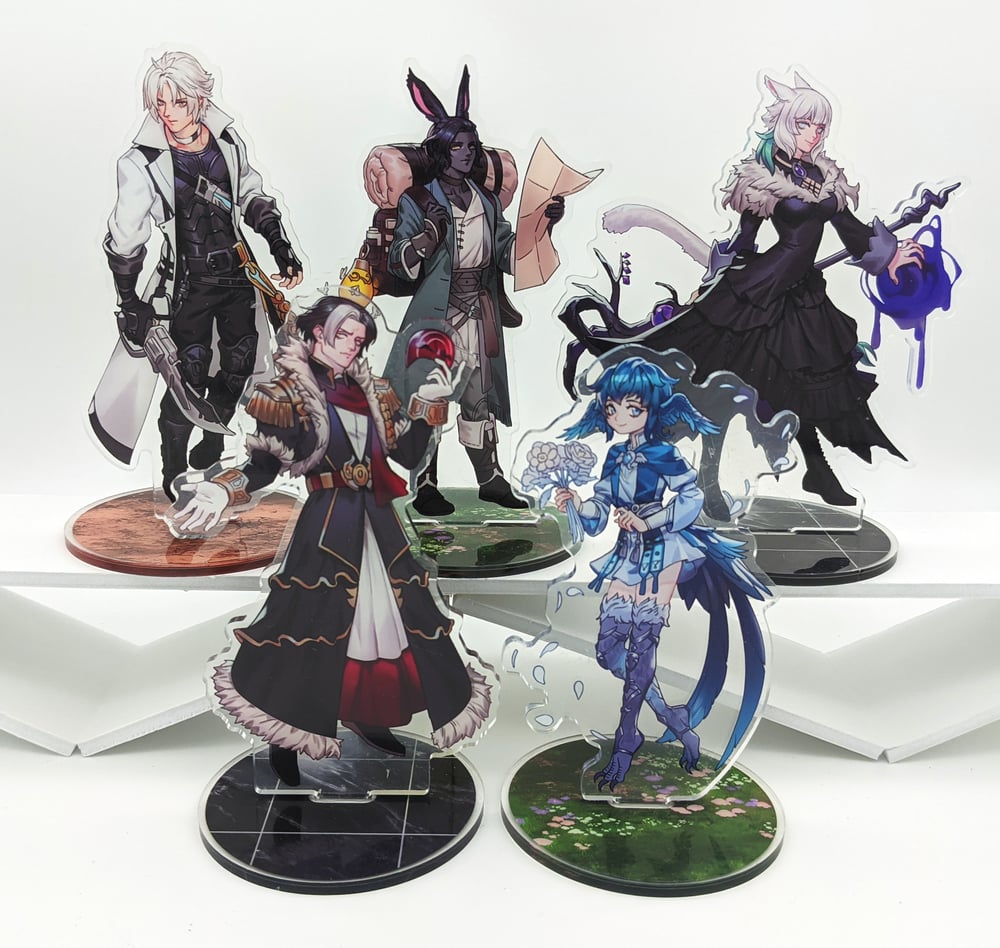 Image of FFXIV character standees