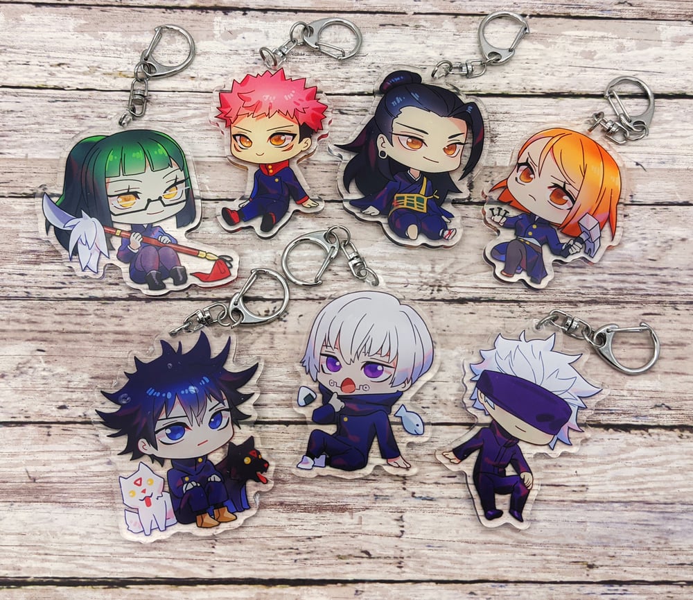 Image of jujutsu kaisen charms