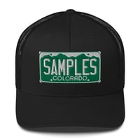 Image 7 of License Plate /Embroidered /Trucker Cap-9 COLORS AVAILABLE