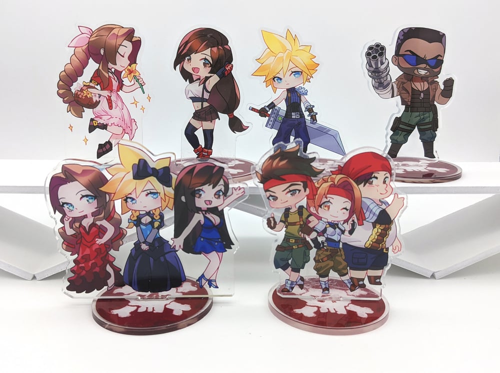 Image of FF7 standees