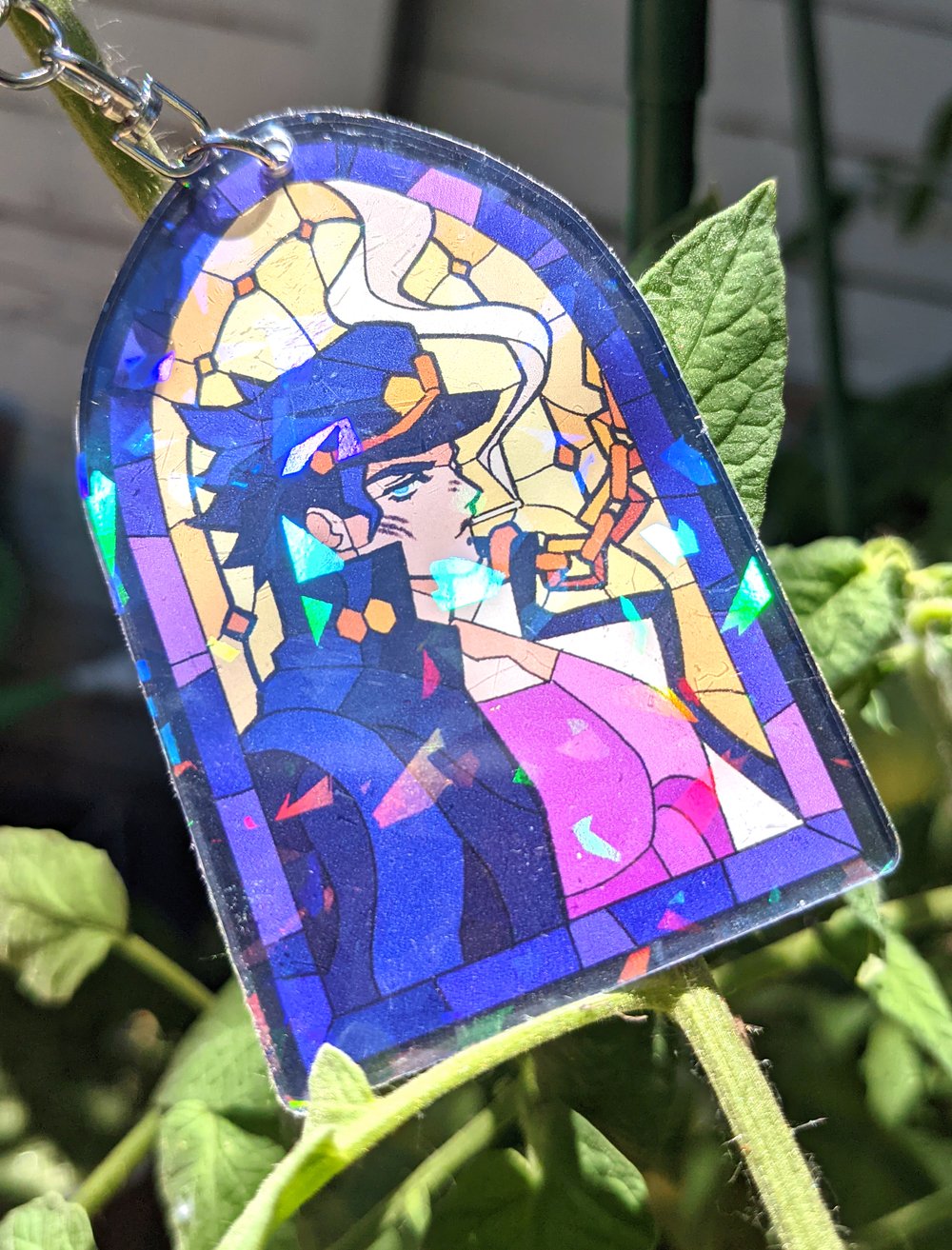 Image of Pre-order JoJo stained glass charms