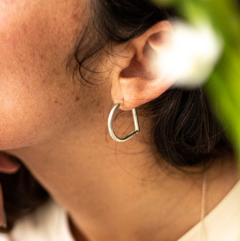 Image of Memória earring silver