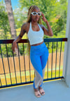 Saddle Up Denim Inspired Tights