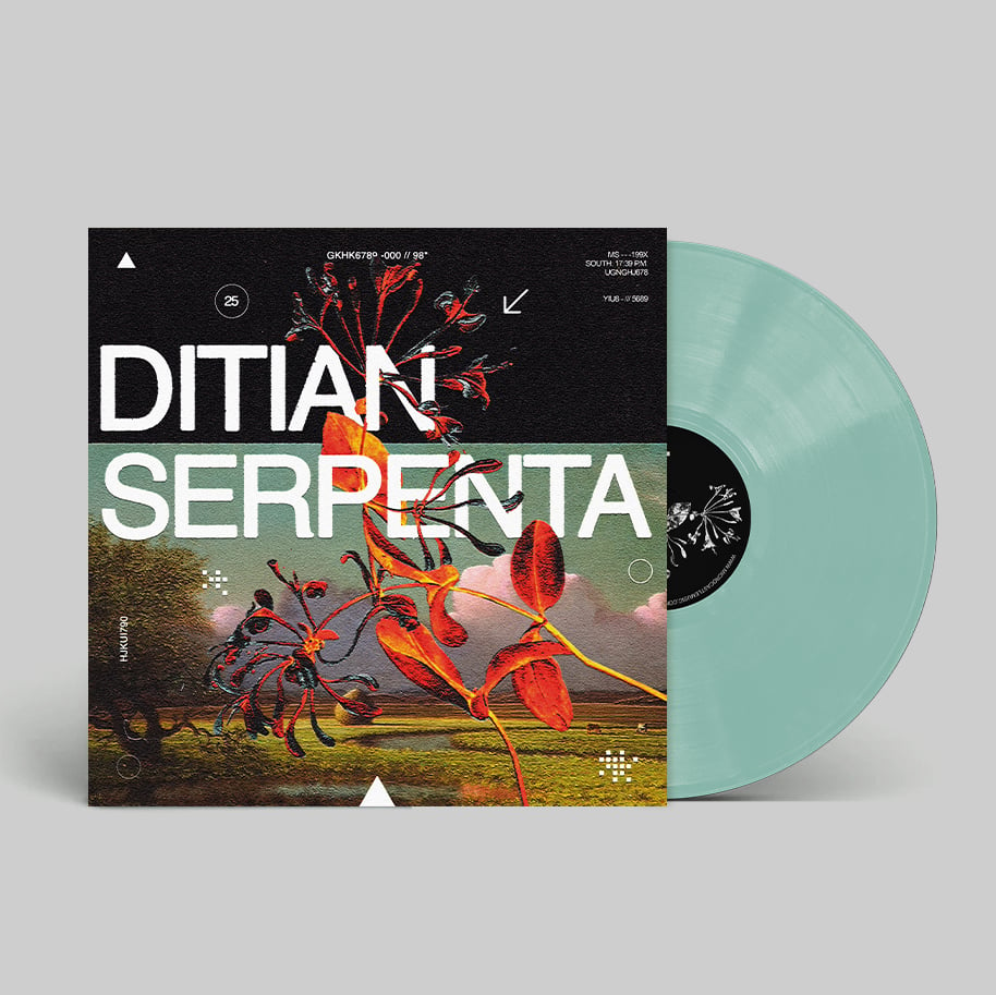 Image of Ditian 'Serpenta' Ltd. Edition 12" Coke Bottle Clear Vinyl