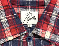 Image 3 of Needles by Nepenthes knit cotton plaid shirt, size S (fits M)