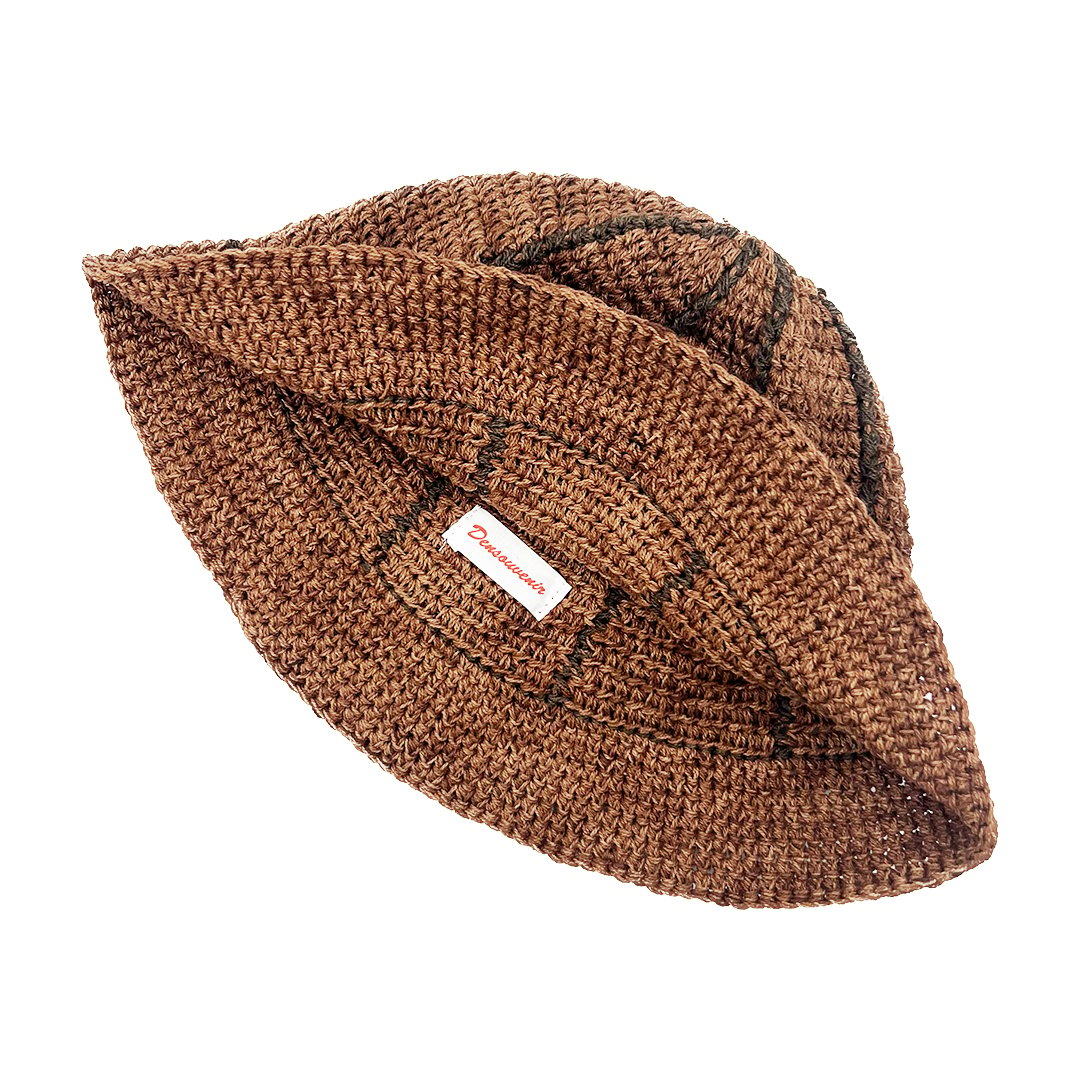 Den - Hemp Crochet Hat (Brown) | densouvenir