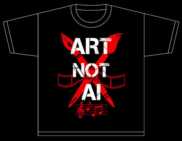 "Art Not AI" T-Shirt 