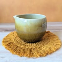 Image 4 of BOHO CROCHET COASTER + CANDLE HOLDER