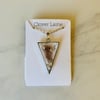 Purple Sand Arrow Necklace