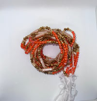 Red-Orange Waistbeads