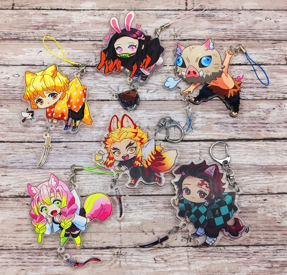 Image of Demon Slayer charms