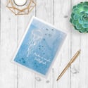 Make a Wish Jellyfish: Handmade Watercolor Underwater Card with Coastal Vibes - Perfect for Birthday