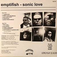Image 2 of Emptifish – Sonic Love (LP) RED