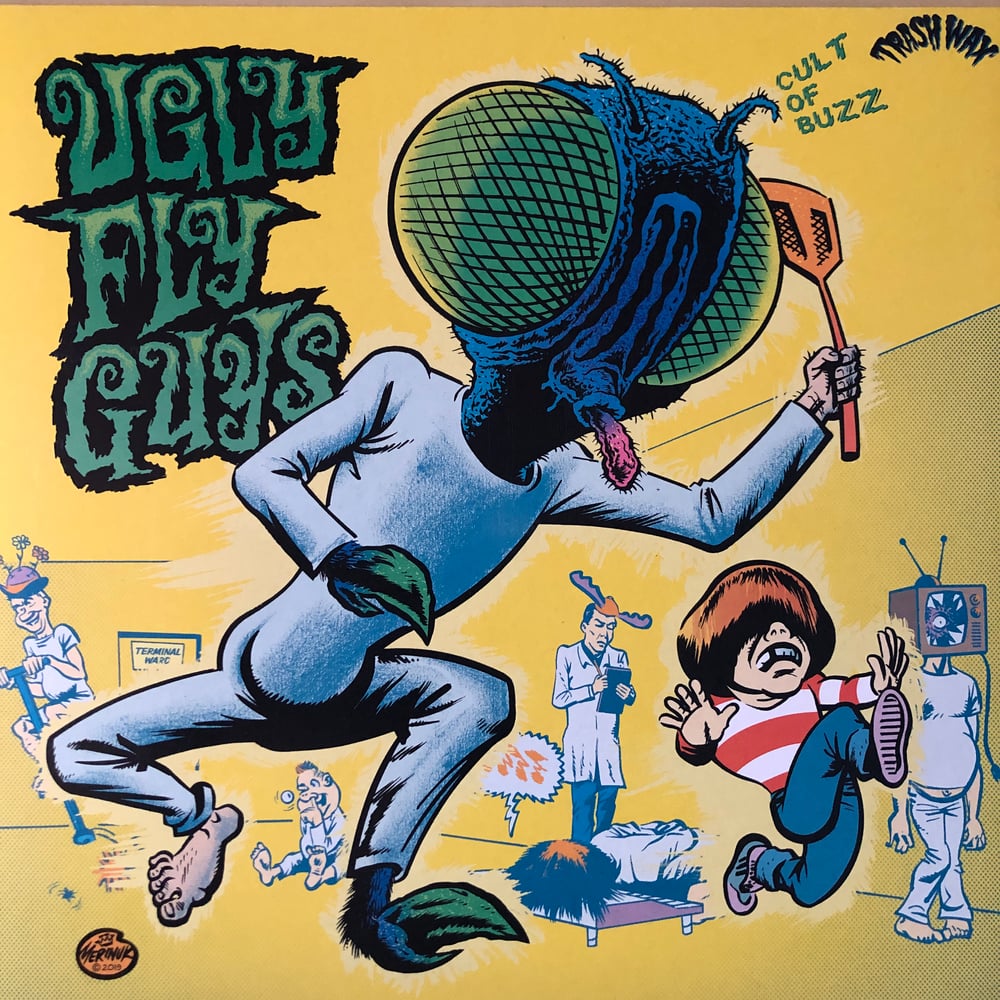 Ugly Fly Guys – Cult Of Buzz (Yellow, Black) LP