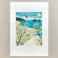 Image 1 of Holywell Sea Holly Screen Print