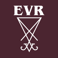 Image 2 of EVR Lucifer sigil burgundy t-shirt