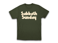 Sabbath Sunday Green t-shirt