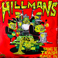 Image 1 of THE HILLMANS - TAKING THE TRASH BACK IN (LP) RED, BLACK