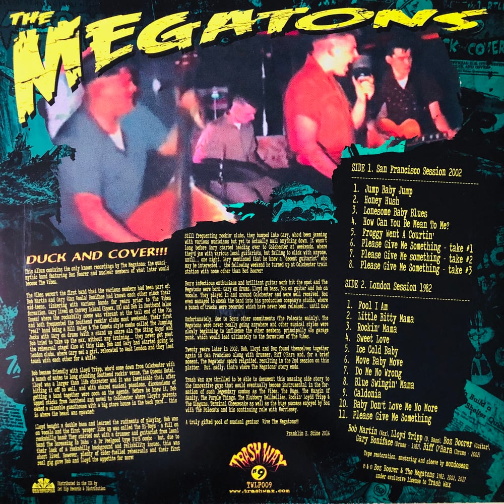 THE MEGATONS - MELTDOWN! (LP) GREEN