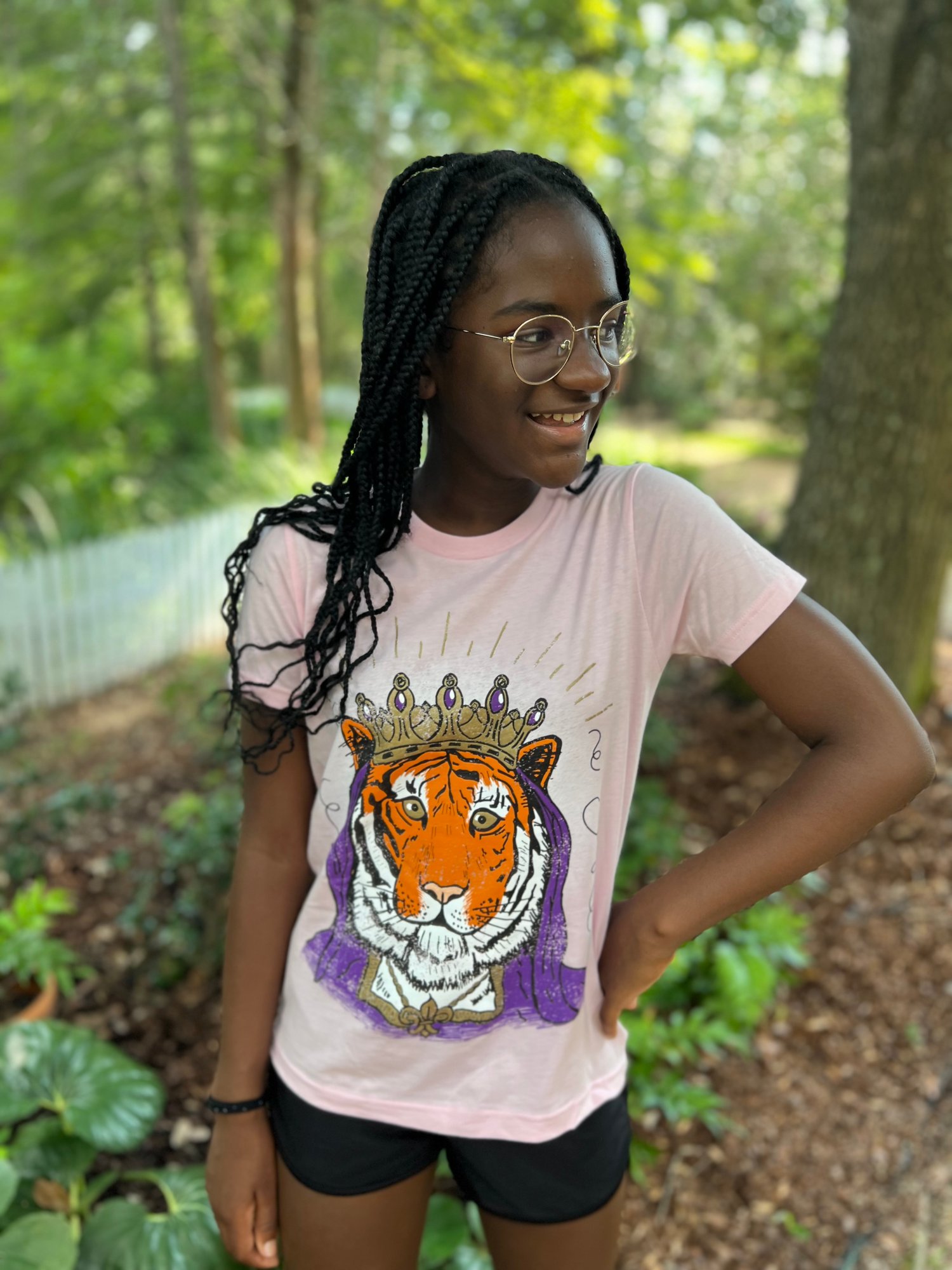 Image of Youth Tiger Queen on Pink 