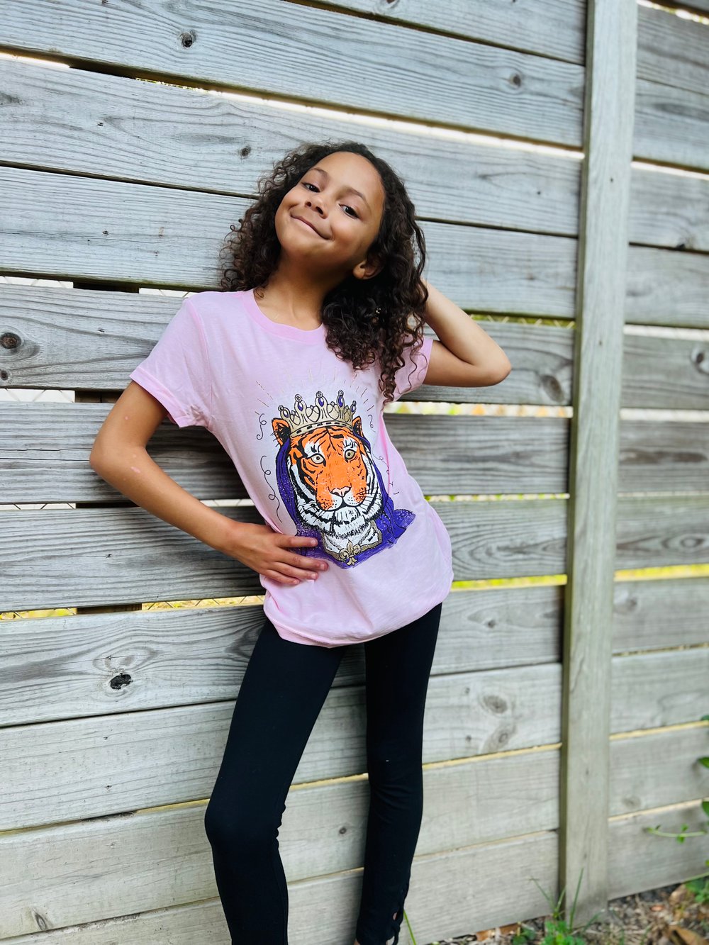 Image of Youth Tiger Queen on Pink 