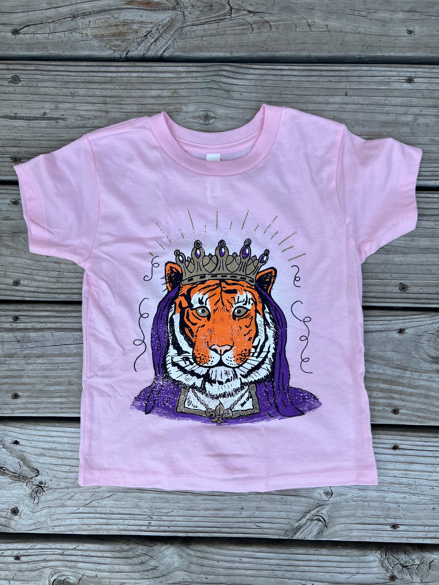 Youth Tiger Queen On Pink Mr Ps Tees