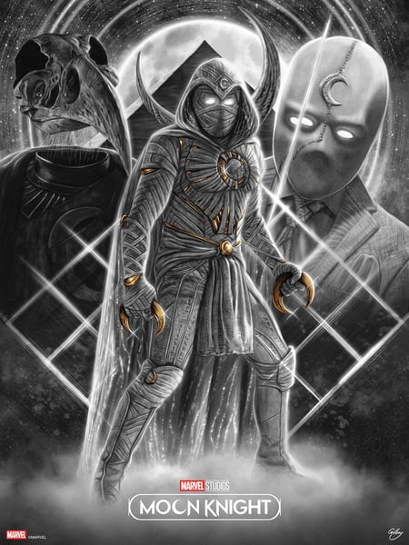 Image of Moon Knight 18x24" (variant – officially licensed artist proof)