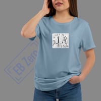 Image 4 of T-Shirt Donna G - SM Castrum Novum, rilievo gladiatorio (NSL043)