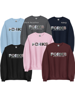 FORKS, WA Aesthetic Crewneck