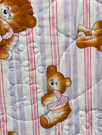 Image 4 of Reversible Teddy Bear Baby Quilt