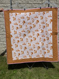 Image 5 of Reversible Teddy Bear Baby Quilt