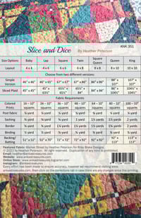 Image 2 of Slice and Dice PDF Pattern